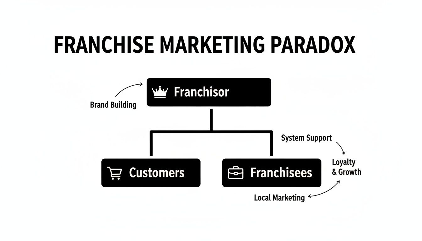 A Modern Guide to Online Marketing for Franchises in 2026